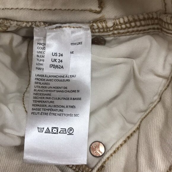 Free People Raw Hem Denim Leggings - Picture 6 of 12